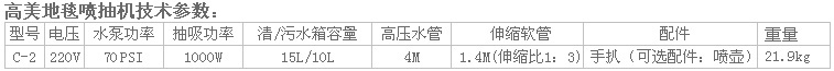 5地毯清洗機-高美地毯抽洗機C2